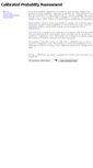 Mobile Screenshot of calibratedprobabilityassessment.org